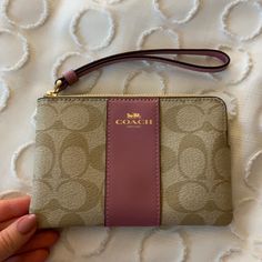 Given As A Gift So Does Not Have Tags, But Never Used. Brand New Coach Wristlet In Perfect Condition. Kept In A Smoke Free Home. No Damages. Will Accept Offers Coach Beige Wristlet, Coach Wristlet For Daily Use, Beige Coach Wristlet With Zipper Closure, Coach Beige Wristlet With Zipper Closure, Coach Beige Wallet With Wrist Strap, Coach Beige Wallets With Wrist Strap, Coach Beige Wristlet For Everyday Use, Beige Travel Wristlet With Wrist Strap, Beige Wristlet With Zipper Closure For Travel