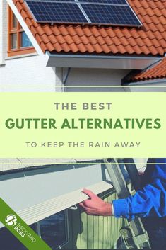 Why keep your home boring with gutters when you can change things up and use an alternative solution for your water draining woes? After all, gutters tend to be unsightly, annoying, and fragile. Fortunately, you don't need to settle for less. With these gutter alternatives, you can change things up. Each idea comes with its own benefits and drawbacks, but every idea is a great way to channel water from your roof. Gutterless Roofs, No Gutters Roof Runoff Ideas, Rain Diverter For Roof, Diy Gutter Guards, Downspout Alternatives