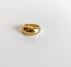 Introducing BUBBLE RING - the cutest addition to your jewelry collection! Made from high-quality stainless steel and finished with a lustrous gold coating. Adorn your fingers with style and simplicity. Melted Gold Ring, Bubble Ring Vca, Bubble Ring Gold, Bubble Necklace Gold, Bubble Ring, The Cutest, Jewelry Collection, Bubbles, Stainless Steel