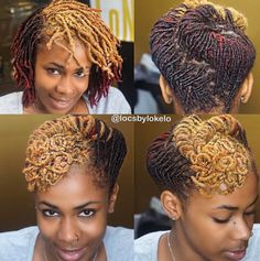 Loc Ideas, Loc Updo, Sisterlocks Styles, Birthday Style, Dreads Girl, Natural Hair Stylists, Beautiful Dreadlocks, Short Locs Hairstyles, Twisted Updo