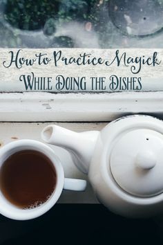 How to Practice Magick While Doing the Dishes | The Witch of Lupine Hollow Kitchen Witch Crystals, Hearth Witch, Kitchen Witch Recipes, Doing The Dishes, Witch Tips, Which Witch, Cottage Witch, Kitchen Witchery