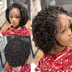 Marley Braids Styles, Curly Tips, Twist Wig, Marley Braids, Black Curly Wig, Hair Twists, Micro Twists, Afro Wig, Twist Braid