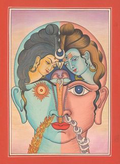 Shiva Shakti Tnatra Tantrik Artwork Painting Kundalini Meditation Yaga India is a painting by A K Mundhra which was uploaded on January 22nd, 2015. Yoga Kunst, Kundalini Meditation, Arte Yoga, Tantra Art, Yoga Kundalini, Little Buddha, Chakra Art, Shiva Shakti, Meditation Art