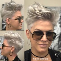 Edgy Pixie Hairstyles, Global Hair, Edgy Pixie Haircuts, Edgy Pixie Cuts, Edgy Pixie, Edgy Haircuts, Trendy Haircuts, Penteado Cabelo Curto, Pixie Haircuts