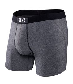 From SAXX&#x2C; these boxer briefs feature:Moisture-wicking&#x2C; breathable fabricPatented BallPark Pouch  for friction-free supportThree-D Fit  with 9-panel constructionNon-chafing Flat Out Seams 1" moisture-wicking twisted-yarn heather jacquard waistbandRegular Fit5" inseamFlyviscose/spandexmachine washImported. Quads And Hamstrings, Mens Boxers, Comfortable Flats, Viscose Fabric, Boxer Shorts, Nixon, Boxer Briefs, Modern Fit, Gift Guide