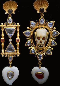 Skull Accessories, Historical Jewellery, Art Jewelry Contemporary, Skull Jewelry, Victorian Jewelry, Memento Mori, Contemporary Jewelry