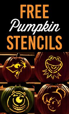 free pumpkin stencils for carving and decorating your pumpkins with these designs