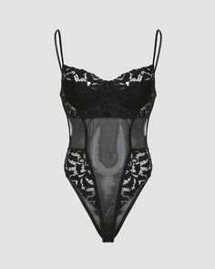 Details: Bodysuit with lace design and mesh detailsTop Length: LongSleeve Length: SleevelessMaterials:95% Polyester + 5% Spandex Y2k Fashion Aesthetic, Fashion Coquette, Clueless Fashion, Hip Hop Fashion 90s, 90s Y2k Fashion, Aesthetic 90s, 90s Hip Hop Fashion, Coquette Style, Aesthetic T Shirts