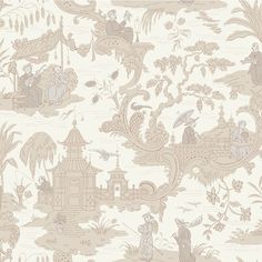 Acquire 100/8039 Cs Chinese Toile Neutral By Cole and Son Wallpaper Bamboo Wallpaper, Toile Wallpaper, Cole And Son Wallpaper, Neutral Wallpaper, Chinoiserie Wallpaper, Wallpaper Rolls, A Wallpaper, Pierre Frey, Cole And Son