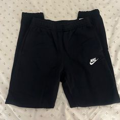 Brand New Never Worn Black Nike Sweatpants! They Are Also Unisex! Black Nike Sweatpants, Nike Sportswear Club Fleece, Nike Sweatpants, Black Sweatpants, Fleece Sweatpants, Black Nike, Nike Pants, Nike Black, Pants Black