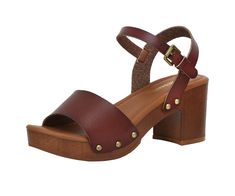 PRICES MAY VARY. Soft Vegan Leather upper Adjustable ankle strap + a stretch gore for added comfort Comfort foam padded insole LiteSole technology + non slip bottom for ease when walking 2.5 Inch Heel Step into these Faux wooden sandals for the ultimate style and comfort! These sandals feature a soft Vegan Leather upper, Faux Wood outsole with Lightsole Technology and a non skid bottom. Wood Sandals, Wood Platform Sandals, Black Whiskey, Wooden Sandals, Black Honey, Womens Slides, Sandals For Sale, 5 Inch Heels, Womens Sandals Flat