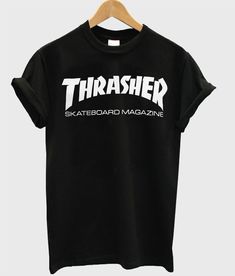 Thrasher skateboard magazine Black T-shirt Mochila Jansport, Supreme Clothing