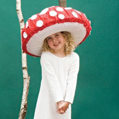 costume Diy Halloween Costumes For Girls, Halloween Costumes Kids Homemade, Best Diy Halloween Costumes, Mushroom Costume, Handmade Halloween Costumes, Themed Halloween Costumes, Mushroom Hat, Diy Halloween Costumes For Kids