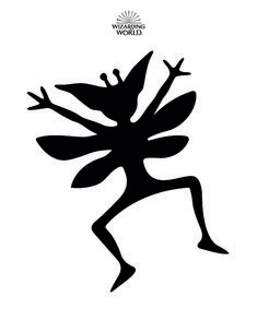 a black and white silhouette of a dancing person