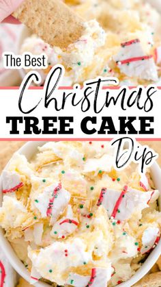 the best christmas tree cake dip recipe