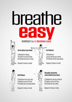 the poster shows how to do an exercise