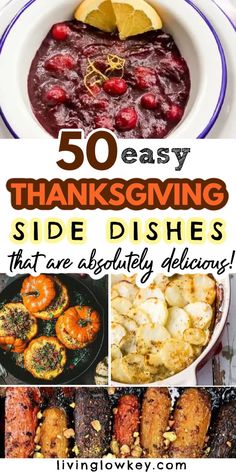 thanksgiving side dishes that are absolutely delicious