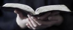 a person holding an open book in their hands