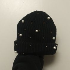 Brand New Urban Outfitters Pearl Embellished Fisherman Beanie. Stay Glam When The Days Get Cold With This Rib Knit Cap With Pearl And Stud Embellishments, Complete With A Fold Up Cuff. Pearl Hat, Diamonds And Pearls Crochet Hat, Brimmed Knitted Acrylic Beanie, Rhinestone Beanie, Adjustable Black Acrylic Beanie, Black Acrylic Beanie, Plaid Bucket Hat, Tan Hat, Urban Outfitters Accessories