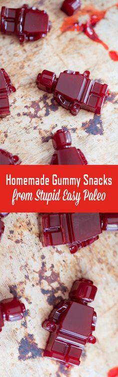 Homemade Gummy Snacks | StupidEasyPaleo.com Gummy Snacks, Paleo Kids, Paleo Lunch, Paleo Treats, Diet Snacks, Paleo Snacks, Easy Paleo, Paleo Dessert, Kids Snacks