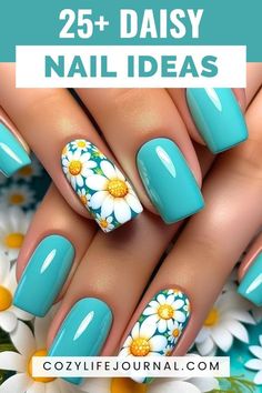 Nails For Dark Skin, Goth Spring, Spring Nails 2022, Spring Nails 2023, Nails Goth, Daisy Nail Art, Pedicure Designs Toenails, Chic Nail Art, May Nails