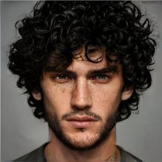 Men Curly Medium Hairstyles, Full Curly Hair Men, Curly Man Haircut Long, Soft Curly Hair Men, Curl Hair Men Style, Men Curly Haircut Medium Lengths, Haircuts For Medium Hair Men Curly, Mens Curly Medium Length Hair, Man With Dark Curly Hair