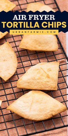 These air fryer tortilla chips are my secret hack for enjoying a quick, crunchy snack without the hassle of deep frying. I can whip up a batch of fresh, warm chips in under 10 minutes (as many as I want!) Whether it's for dipping in salsa, guacamole, or enjoying on their own, these chips have become a staple in my kitchen for their simplicity and satisfying crunch. Air Fryer Tortilla Chips, Air Fryer Tortilla, Healthy Munchies, Tortilla Chip Recipe, Homemade Nachos, Healthy Homemade Snacks, Homemade Corn Tortillas, Nacho Chips