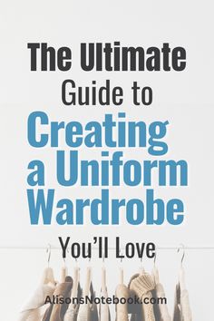 Are you tired of copying everyone else's look? Alison's Notebook offers the ultimate guide to creating a uniform wardrobe that reflects your unique personality. Learn the secrets to creating a work uniform capsule wardrobe and mastering uniform outfits. Discover tips on how to make your uniform look cute while still feeling like you. From creating a personal uniform to building a cohesive style, we've got you covered! Get Your Free Guide now and start your style transformation today! Uniform Wardrobe, Personal Uniform, Style Transformation, Uniform Outfits