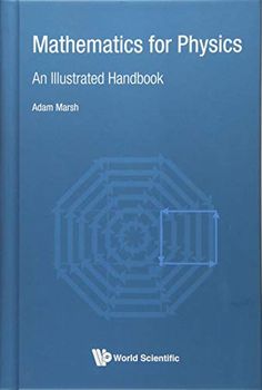 a book cover with an image of a blue background and the words, maths for physics