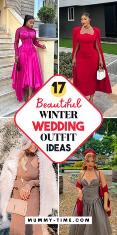 Get ready for winter weddings with adorable outfit ideas! 🌨️👗 Discover how to mix warmth and style with these trendy ensembles perfect for chilly weather. Whether you prefer dresses or tailored separates, you’ll find the perfect look. Don’t forget to save this pin for future inspiration! 📌💖