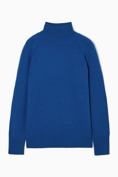 Quality knitwear will last through years of wear when properly cared for. A worthwhile investment for your wardrobe, this luxuriously soft sweater is crafted from premium 100% traceable cashmere that is certified according to the Good Cashmere Standard. It's offered in a fresh blue hue and designed with a turtleneck, raglan sleeves and neat ribbed trims. Regular fitThe Good Cashmere Standard® is owned by Aid by Trade Foundation(AbTF) and sets out requirements on welfare of cashmere goats, use of Tonal Outfits, Blue Sweater Outfit, Fall Winter Fashion Trends, Turtleneck Jumper, Turtle Neck Jumper, Cashmere Turtleneck, Soft Sweater, Tshirt Skirt, Blue Sweater