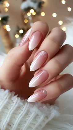 Top 40 Frombre French Manicure Ombre Nail Designs Trending Right Now Ombre Effect Nails, Bridal Nails Almond Shape Ombre, Wedding Ombre Nails For Bride, French Nails Design 2024, August Nails Ideas 2024, Understated Nails, Almond French Nail, Ombre Nails With Design, French Tip Ombre