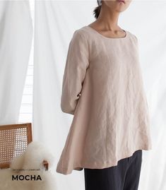 MOCHA Basic A-line Tunic PDF Sewing Pattern Large Paper Printshop File Included - Etsy Linen Tunic Sewing Patterns, Linen Tunic Pattern, Tunic Tops Pattern, Shirt Patterns For Women, Trendy Tunic, Tunic Sewing Patterns, Plus Size Sewing Patterns, Sewing Tops, Plus Size Sewing