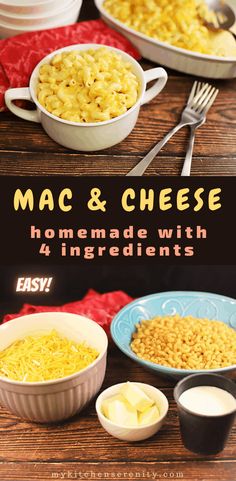 macaroni and cheese recipe with 4 ingredients