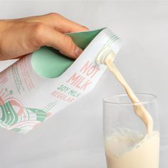 NOT MILK Packaging for a milk alternative - World Brand Design Society Oat Milk Packaging, Soy Milk Packaging, Milk Packaging Design, Dairy Brands, Milk Packaging, Packaging Label Design, Airport Design, Consumer Packaging, Packing A Cooler