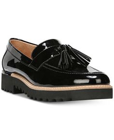 Loafers Outfit, Patent Loafers, Oxford Platform, Loafers Online, Platform Loafers, Platform Heels Chunky, Black Loafers, Tassel Loafers, Franco Sarto Shoes