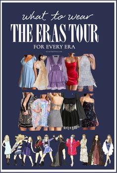 what to wear at the eras tour for every era, including dresses and skirts