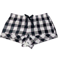 Brand : Victoria’s Secret Style : Very Sexy Flannel Shortie Panty Soft Thick Material Size : Xxl Color: White-Black Condition: New With Tags. Black Plaid Pajama Shorts, Black Pajama Shorts For Sleepover, Black Short Sleepwear For Sleepover, Black Cotton Shorts For Pajama Party, Black Cotton Pajama Shorts For Bedtime, Black Cotton Sleepwear Short Length, Black Cotton Short Length Sleepwear, Black Cotton Short-length Sleepwear, Victoria's Secret Cotton Lounging Bottoms