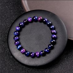 Purple Tone, New Fashion Real Natural Tiger Eye Stone Bracelet 8mm Round Polished Stone Beaded Bracelet , Energy Jewelry Gifts, New, Please Check Out All Pictures, Thank You. Purple Bracelets With 8mm Beads As Gift, Purple 8mm Beads Bracelets As Gift, Purple Bracelets With 8mm Round Beads, Purple Beaded Bracelets With 8mm Beads, Energy Jewelry, Purple Tone, Tiger Eye Stone, Eye Stone, Stone Bracelet