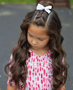 Baby Hair Cut Style, Girls Hairdos, Picture Day Hair, Kids Hair Styles