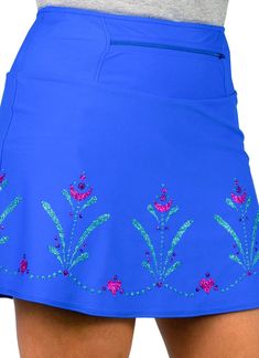 Fitted Blue Skirt With Floral Embroidery, Festive Fitted Blue Skirt, Festive Blue Fitted Skirt, Blue Fitted Festive Skirt, Blue Fitted Skirt For Festive Occasions, Disney Bound Outfits Casual, Disney Trip Outfits, Princess Inspired Outfits, Disney Marathon