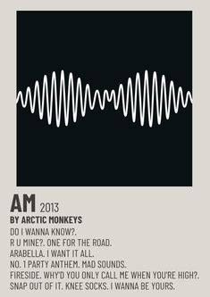 the poster for arctic monkeys'new album, titled by arctic monkeys and other artists