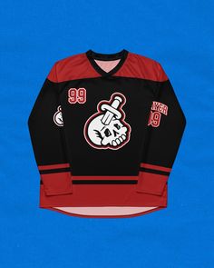 //About the product 99 slayer OSRS hockey fan jersey by FrostyWyrm //Features Meticulously crafted with hockey-specific construction for an authentic fan experience, this jersey caters to every hockey enthusiast. //Information * 100% recycled polyester fabric * Fabric weight: 4.7 oz./yd.² (160 g/m²) * Two-way stretch fabric * Moisture-wicking material * Relaxed fit * UPF50+ protection * Rounded shoulder yoke * V-neck collar * Fabric is OEKO-TEX 100 standard and Global Recycled Standard (GRS) certified This product is made especially for you as soon as you place an order, which is why it takes us a bit longer to deliver it to you. Making products on demand instead of in bulk helps reduce overproduction, so thank you for making thoughtful purchasing decisions! Got any questions? Feel free to Hockey Fans, Recycled Polyester Fabric, Hockey Jersey, Neck Collar, Gift For Him, Sport Fitness, Cool Shirts, Moisture Wicking, Hockey