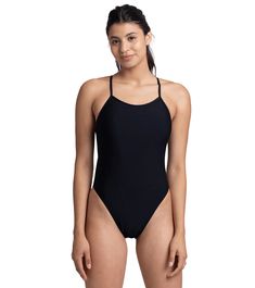 Free Shipping on $49+. Low Price Guarantee. Largest selection of JOLYN Women's Alyssa Solid One Piece Swimsuit. SwimOutlet+ Members Save More! Lined T-back Bodysuit For Sports, Sports Bodysuit With Lined T-back, Sports Bodysuit With Lined Body And T-back, Black Bodysuit For Swimming With Solid Back, Seamless Nylon Swimwear For Training, Fitted Sports Bodysuit With Moderate Back Coverage, Sporty Swimwear With Built-in Padding, Athleisure Swimwear With Solid Back For Gym, Black Sports Swimwear With Solid Back