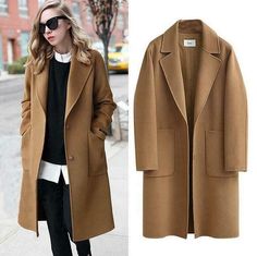 Mode Mantel, Winter Overcoat, Wool Coat Women, Women Overcoat, Winter Outfits Men, Long Trench Coat, Camel Coat, Woolen Coat, 가을 패션