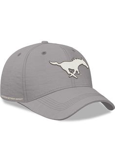 This SMU Mustangs Grey Adjustable Hat features a front embroidered team logo on a polyester crown with pre-curved visor and adjustable closure. 3D embroidered team logo on center crown, TOW side panel logo, Woven team back label, University side panel hit, Velcro strap closure, POLYESTER, Wipe clean with cloth or cleaning kit, 4 Smu Mustangs, Mustang T Shirts, Minnesota United Fc, New York City Fc, Jersey Hat, Vancouver Whitecaps Fc, Nba Hats, Sporting Kansas City, Top Of The World