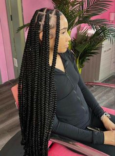 Older Black Woman, Box Braid Hair, Faux Loc, Two Braid Hairstyles, Hair Sketch