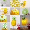 a collage of pineapples and other fruit