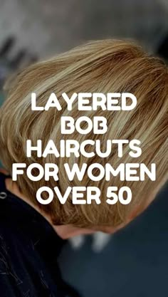 15 Youthful Layered Bob Hairstyles for Over 50 Layered Bob Haircuts For Women, Grey Bob Hairstyles, Kort Bob, Choppy Bob Hairstyles For Fine Hair, Short Layered Bob Haircuts, Hairstyles For Ladies, Trendy Bob Hairstyles, Layered Bob Short, Layered Bob Haircuts