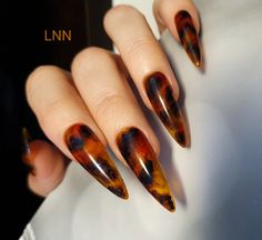 Amber Press on nails, Press on nails, Amber Nails Art,  Fake Nails Long Stiletto Amber, Gift For Her, Handpainted nails The nails are shown in Long Stiletto. Dear shoppers, please keep in mind shipping might take longer so I recommend upgrading to tracked DHL EXPRESS shipping (2-5 business days) if you are in a hurry! IF YOU NEED YOUR ORDER BY A CERTAIN DATE, YOU MAY WANT TO CONSIDER CHOOSING DHL FOR SHIPPING AS I CAN'T BE HELD ACCOUNTABLE FOR ANY DELAYS CAUSED BY STANDARD MAIL Choosing DHL, please, provide your phone number in note to seller, DHL will contact you if they are not able to deliver your parcel at noted address for some reason Press on nails are handpainted by me using high quality materials, just choose your size and shape. For custom sizes please indicate your custom sizes i Nails Amber, Amber Nails, Senior Szn, Pedi Ideas, Fake Nails Long, Shape Nails, Long Stiletto, Spring Nail Colors, Coffin Shape